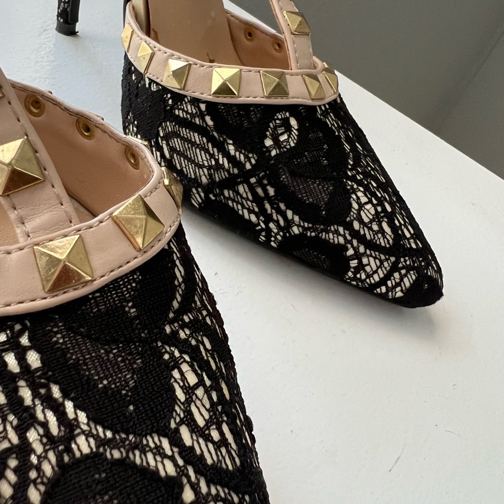 Lace heels